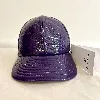 casquette courrèges vinyle en coton violet taille s 56-60