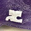 casquette courrèges vinyle en coton violet taille s 56-60