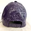 casquette courrèges vinyle en coton violet taille s 56-60
