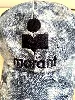 casquette isabelle marant imprimé bleu et blanc