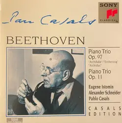 cd beethoven – eugene istomin, alexander schneider, pablo casals - piano trio op. 97  (1993)