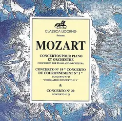 cd mozart - concertos pour piano et orchestre. concerto n°19  (1992)