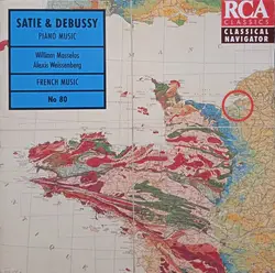cd satie / debussy - william masselos / alexis weissenberg - satie & debussy piano music (1995)