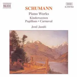 cd schumann, jenö jandó - kinderszenen / papillons / carnaval (1993)
