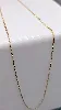 chaîne maille forçat or 750 millième (18 ct) 2,32g