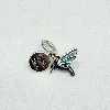 charm pandora double colibri argent 925 millième (22 ct) 1,59g