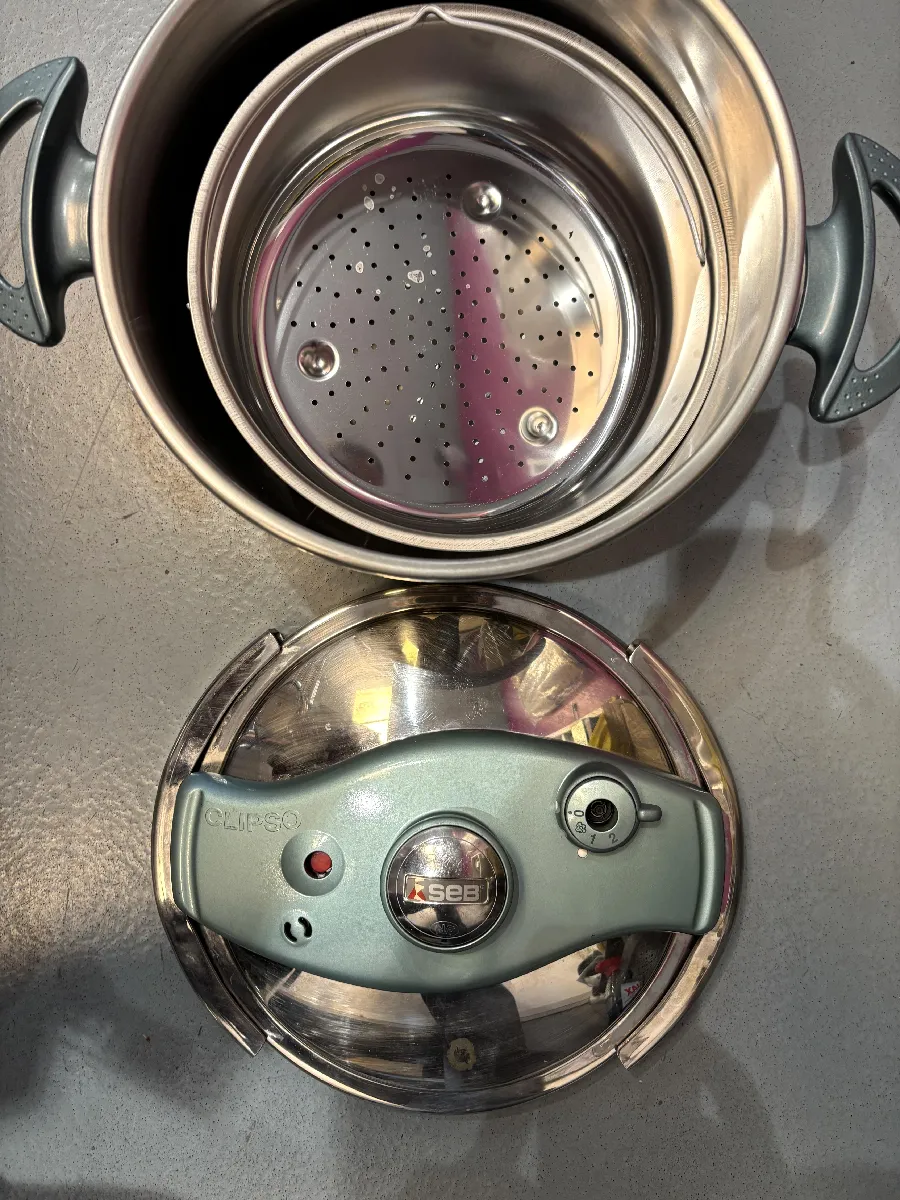 Cocotte-minute SEB 8L Inox – Ancienne Fabrication Française – Années 50/60