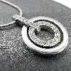 coffret swarovski collier et boucles d'oreilles cercles et cristaux
