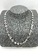 collier argent maille grain de café  argent 925 millième (22 ct) 33,89 g