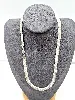 collier argent maille plate argent 925 millième (22 ct) 15,42g