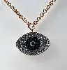 collier/ras-du-cou swarovski doré (oeil porte-bonheur,lune,infini,main,perle,fer à cheval,soleil)