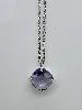 collier swarovski pierre violette en cristal