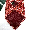 cravate gucci 100% soie motifs équestres sur fond rouge