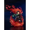 demon slayer: kimetsu no yaiba statuette pvc figuartszero kamado tanjiro (hinokami kagura) 21 cm - bandai btn60346 - 3