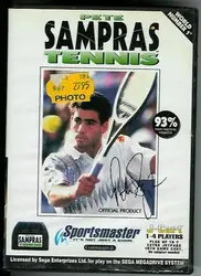 jeu sega mgd pete sampras tennis megadrive