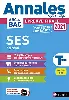 livre annales bac 2021 sciences economiques et sociales term - corrigé