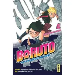 livre boruto - romans - tome 4 - voyage scolaire sanglant !