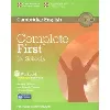 livre complete first for schools students pack students book without answers with cdrom workbook without answers with audio cd by 