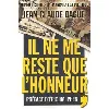 livre il ne me reste que l'honneur