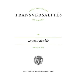livre transversalites n°161