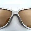 lunettes de soleil gucci gg 2995/s ornées du logo gucci avec des verres marrons clairs