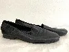 mocassins hermès en cuir noir