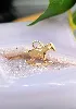 pendentif cheval à bascul orné d'un petit diamant  or 750 millième (18 ct) 0,64g