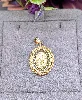 pendentif de "longévité" et "bonheur" en caratères chinois or 750 millième (18 ct) 3,67g