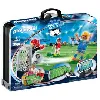 playmobil 70244 - grand terrain de football transportable