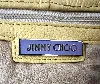sac tote jimmy choo en cuir couleur moutarde