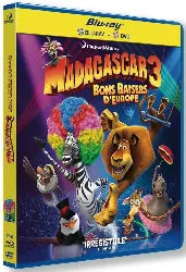 blu-ray madagascar 3 : bons baisers d'europe - combo blu - ray + dvd