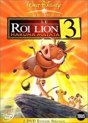 dvd le roi lion 3, hakuna matata - édition collector - edition belge