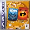jeu gameboy advance gba finding nemo+the incredibles