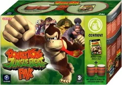jeu gc donkey kong jungle beat (manette bongos incluse)