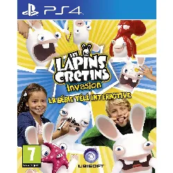 jeu ps4 les lapins cretins invasion la serie tele interactive