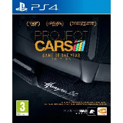jeu ps4 project cars edition de l'annee