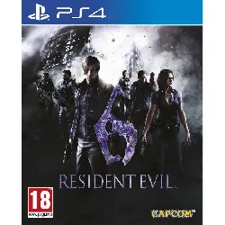 jeu ps4 resident evil 6