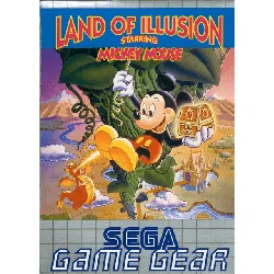 jeu sega game gear gg land of illusion starring mickey mouse