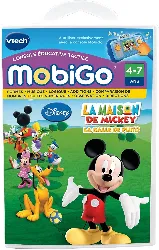 vtech - 250505 - jeu éducatif électronique - jeu mobigo - la maison de mickey