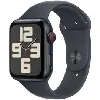 apple watch se gps + cellular - 44mm - boîtier midnight aluminium - bracelet midnight sport band - m/l