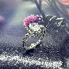 bague pandora argent elegance vintage ovale scintillant argent 925 millième (22 ct) 2,61g