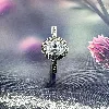 bague pandora argent elegance vintage ovale scintillant argent 925 millième (22 ct) 2,61g