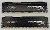 barette de ram hyper x fury 16 go (2 x8 go) ddr3-1866 mhz pc3-14900 1,5v hx318c10fbk2/16