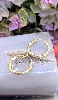 boucles d'oreilles créoles en or avec motifs or 375 millième (9 ct) 0,99g