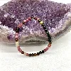 bracelet élastiqué en pierre tourmaline d4 mm