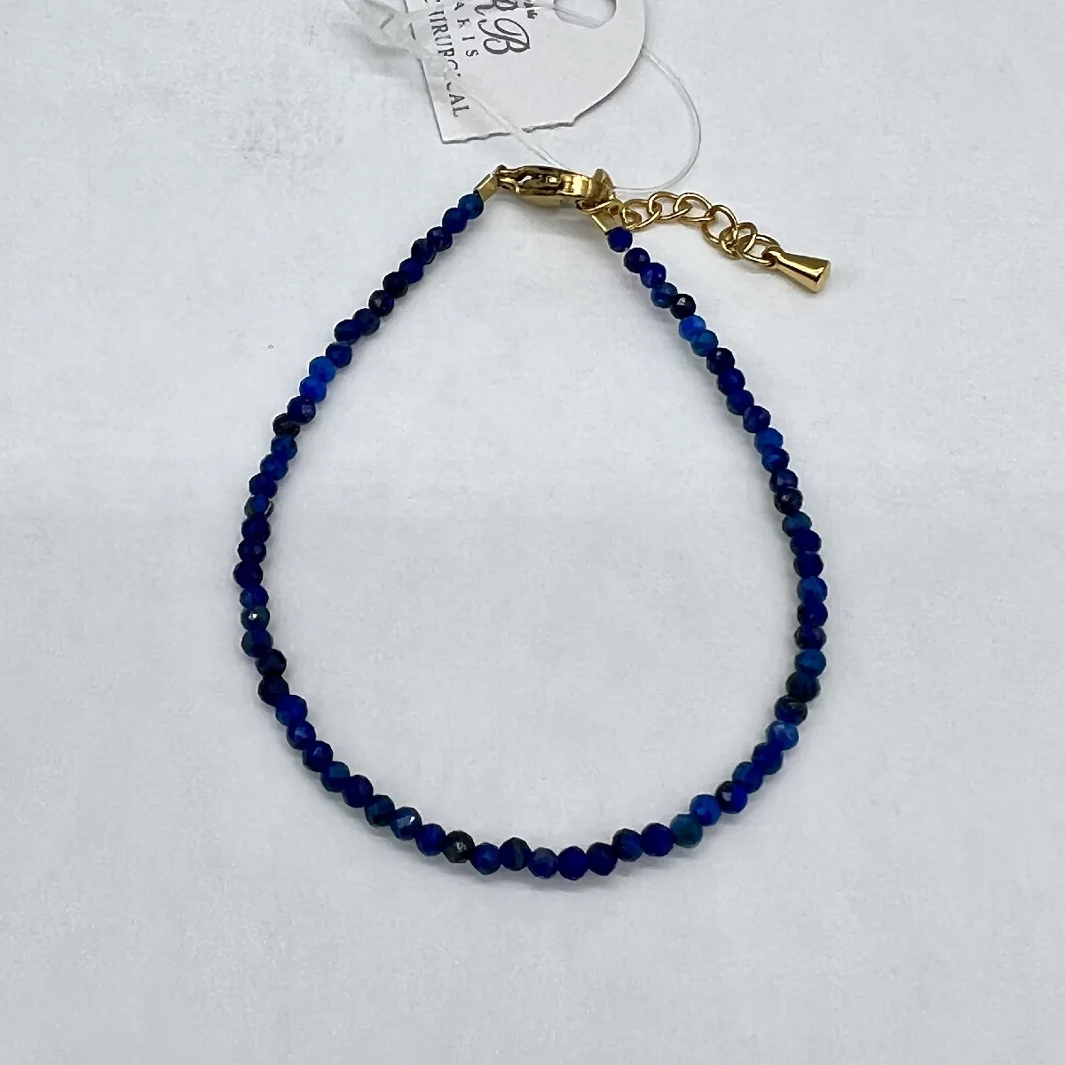 Bracelet élastiqué En Pierre De Lune - Diamètre 4mm - Neuf Avec étiquettes