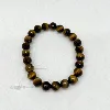 brpi bracelet élastiqué en pierre oeil de tigre d8mm