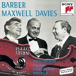 cd barber / maxwell davies: violin concertos