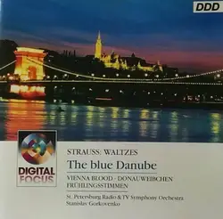 cd johann strauss jr. - waltzes - the blue danube (1993)