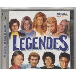 cd legendes : 39 artistes, 39 tubes